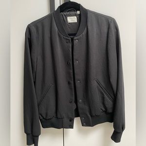 Wilfred Bomber Jacket in Black